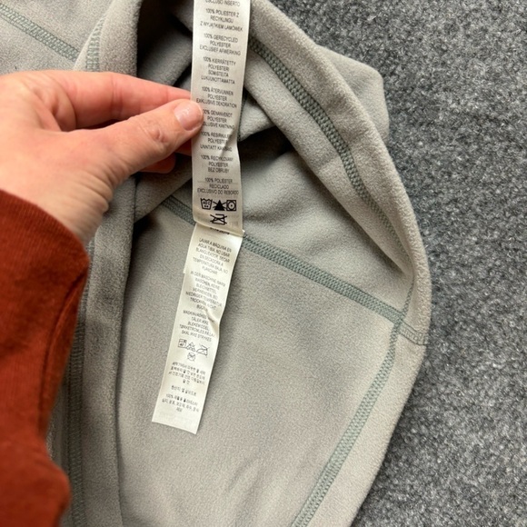 PATAGONIA Womens Lightweight Micro D Fleece Dove Grey 1/4 Zip size: Large - Picture 4 of 7